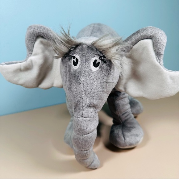 Dr. Seuss Horton Hears A Who 9” Elephant Plush Manhattan Toy - Picture 2 of 8
